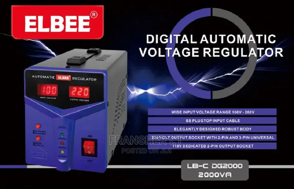 General 5000va /3000w DIGITAL Automatic Voltage Stabilizer