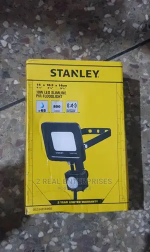 Stanley Light 10w Led Slimline Pir Flood