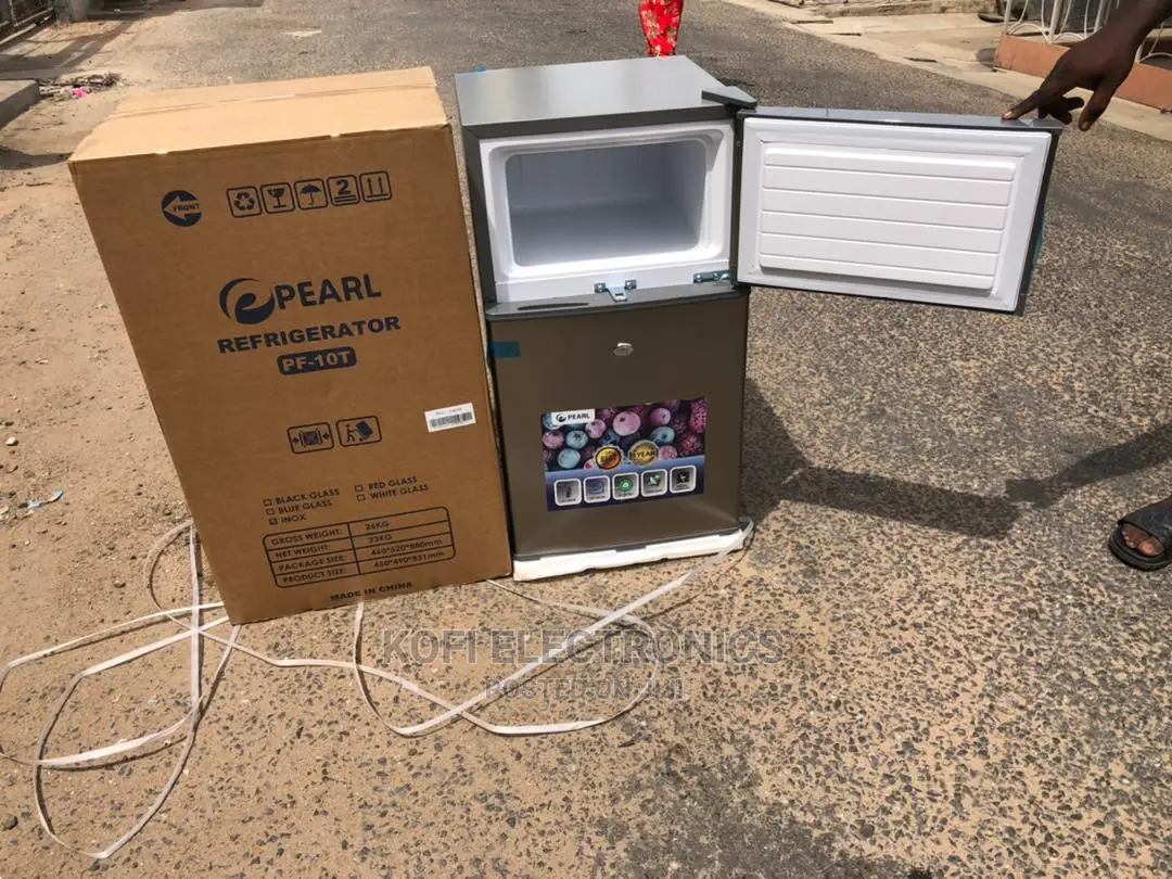 Silent Chilling Pearl Tabletop Double Door Pf-10t Fridge 80L