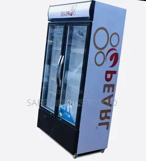 Pearl 568liters Double Door Display Fridge / Beverage Cooler
