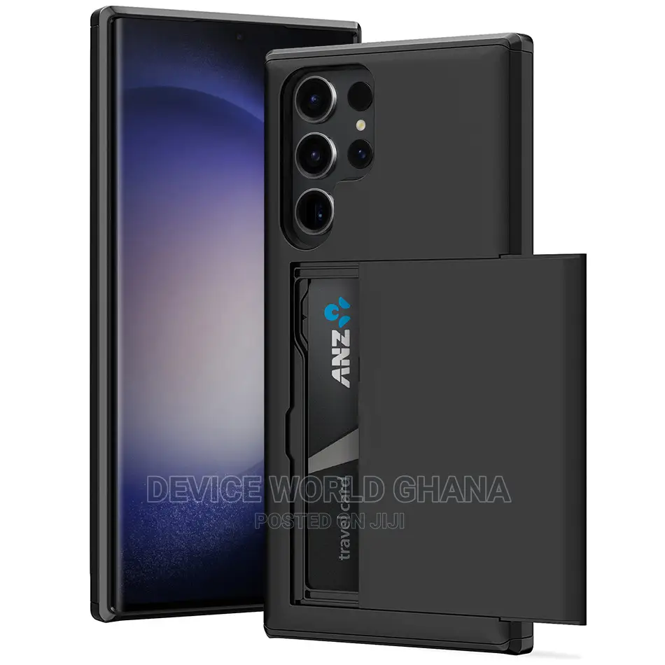 Armor Card Slid Case for Samsung S24ultra S23ultra S22ultra
