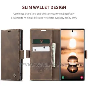 Caseme Leather Flip Case 4 Samsung S25ultra S24u S23u S22u +