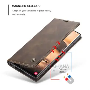 Caseme Leather Flip Case 4 Samsung S25ultra S24u S23u S22u +