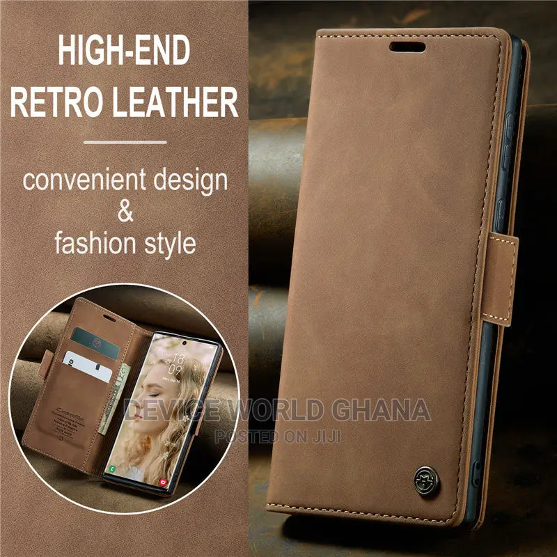 Caseme Leather Flip Case 4 Samsung S25ultra S24u S23u S22u +