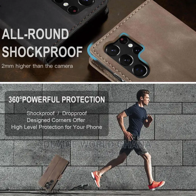 Caseme Leather Flip Case 4 Samsung S25ultra S24u S23u S22u +