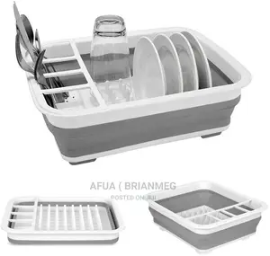 Folding DIY Silicon Dish Rack