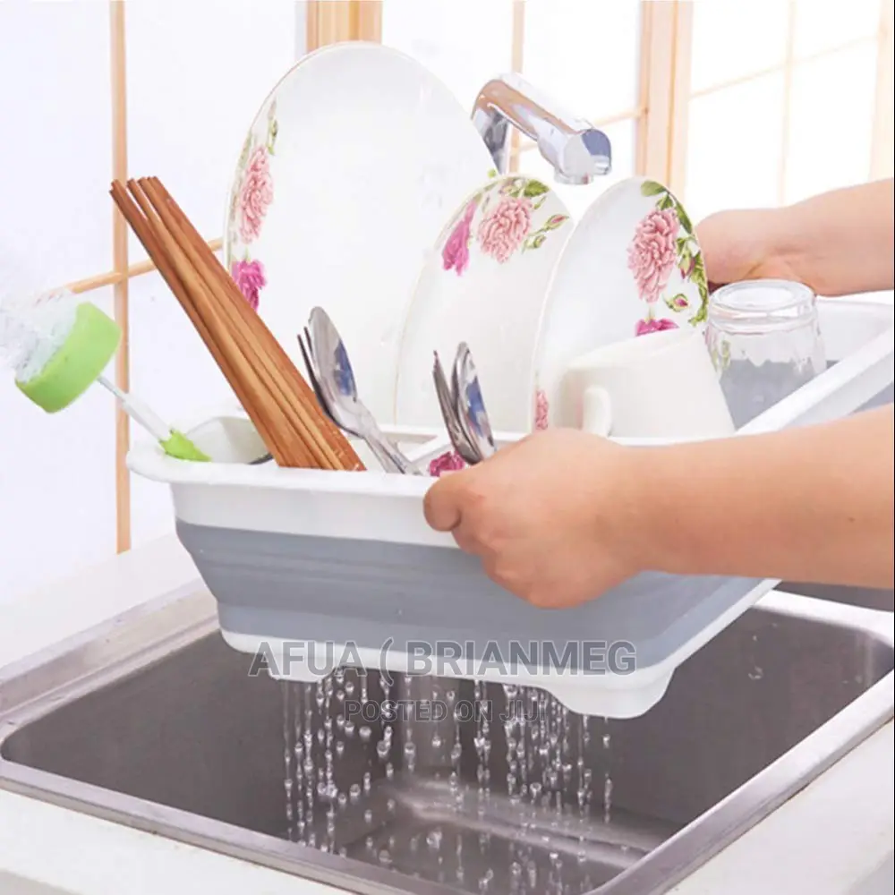 Folding DIY Silicon Dish Rack