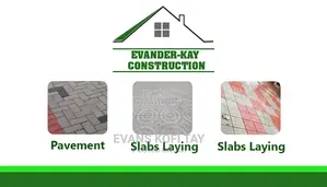 Pavement Slabs And Pavement Blocks Laying
