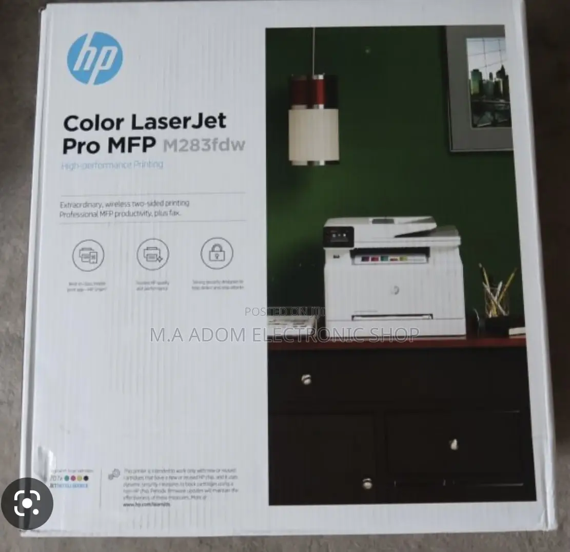 Hp MFP 283 FDW Color Black/White All in One Printer