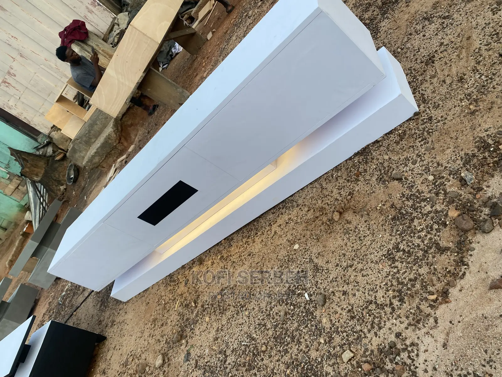 Quality Wooden TV Stand With Led