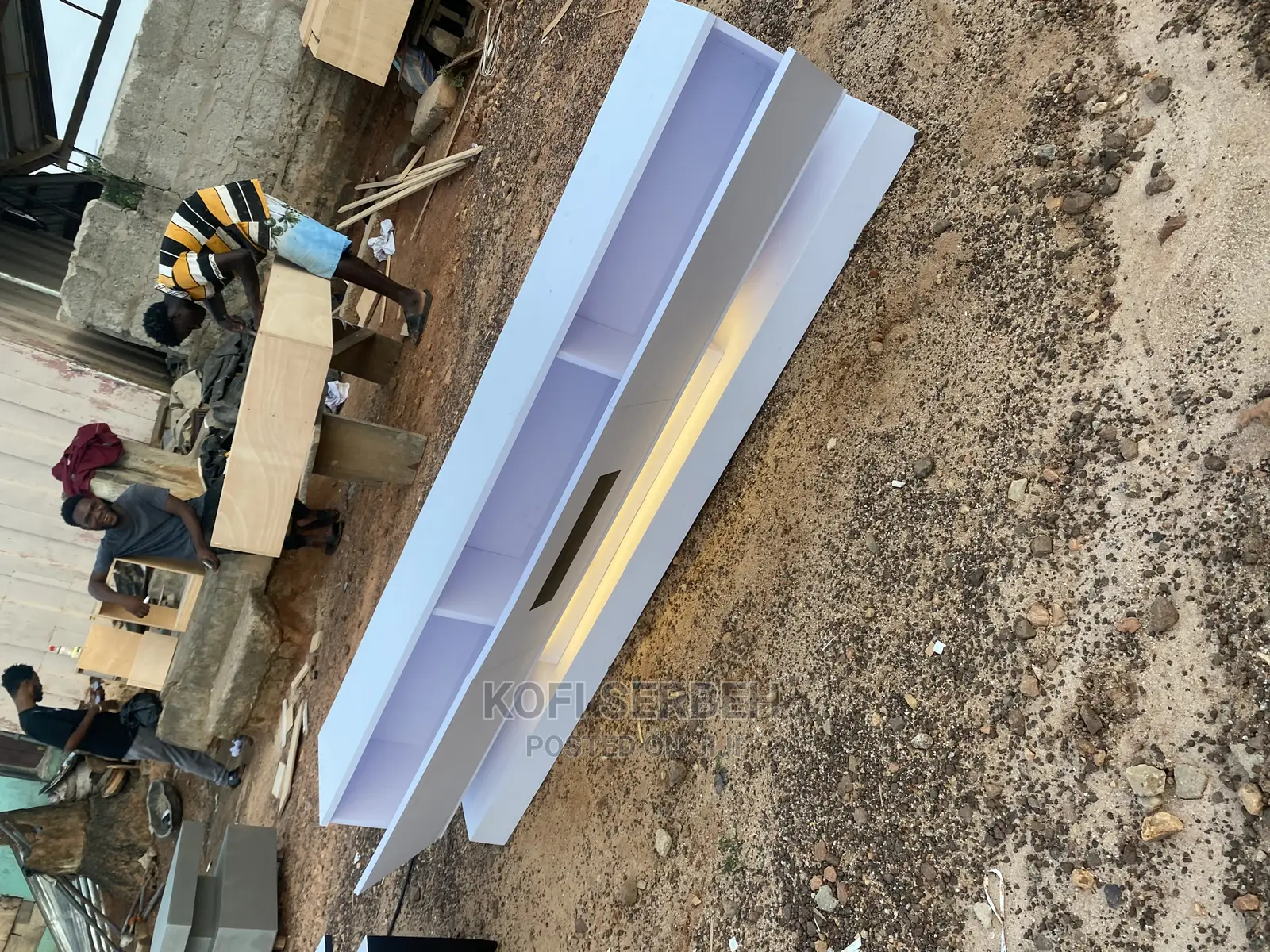 Quality Wooden TV Stand With Led