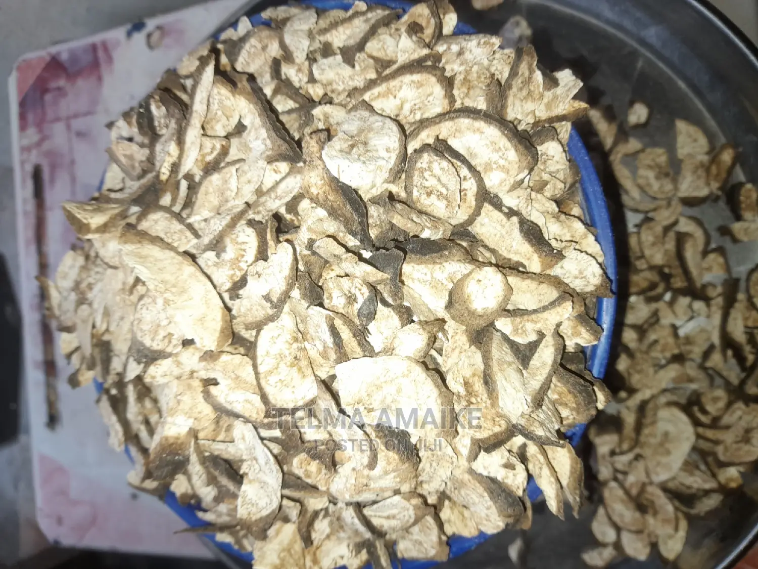 Dried Plantain Cassava Kokonte / Flakes for Flour, Ogbonu