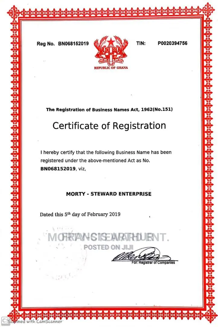 Buissness Registration