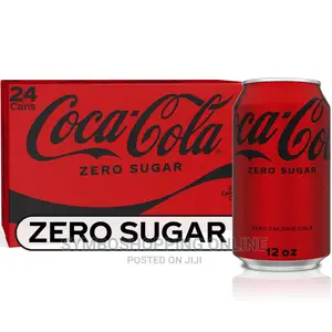 Coca-Cola Coke Zero Sugar Soft Drink Cans 24 X 330ml