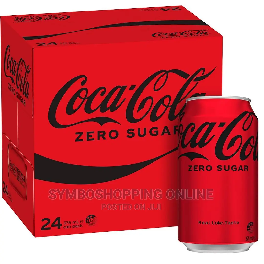 Coca-Cola Coke Zero Sugar Soft Drink Cans 24 X 330ml