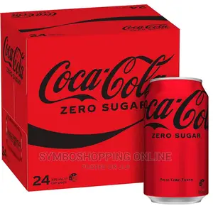 Coca-Cola Coke Zero Sugar Soft Drink Cans 24 X 330ml