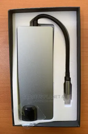 8 in 1 Type C Usb Hub - LAN, Type C, SD Card, USB 3.0, HDMI