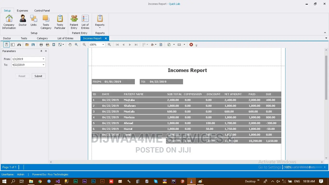 Clinical Lab Management System