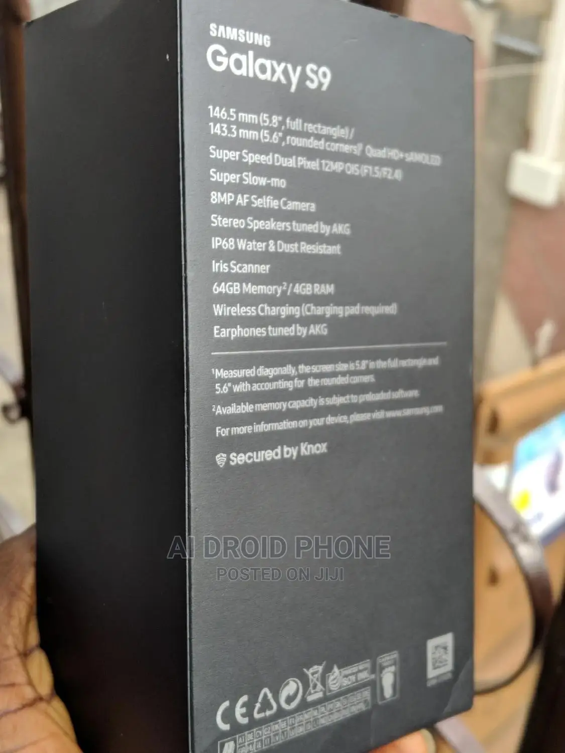 New Samsung Galaxy S9 64 GB Blue