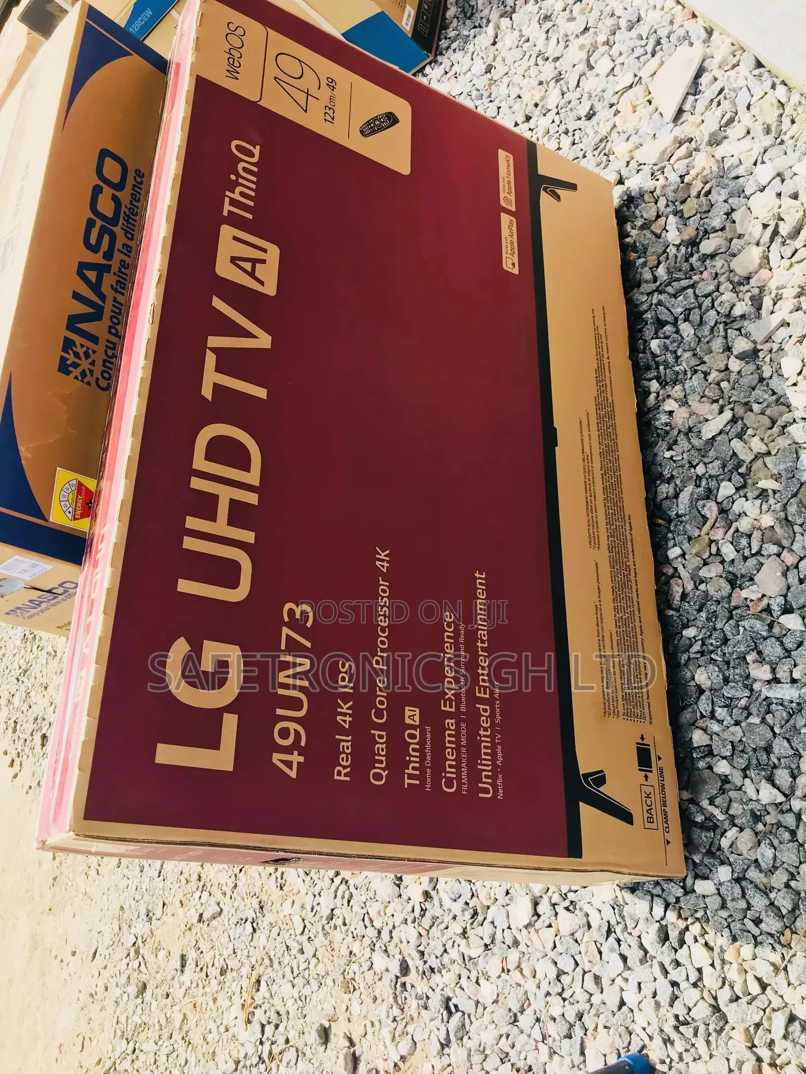 LG Uhd TV 49 Inch Un74 Active HDR Webos Smart