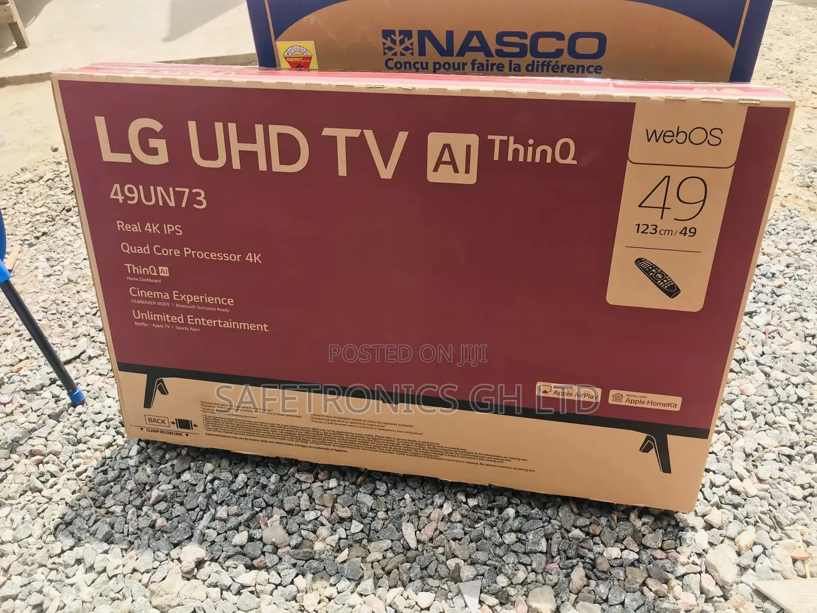 LG Uhd TV 49 Inch Un74 Active HDR Webos Smart