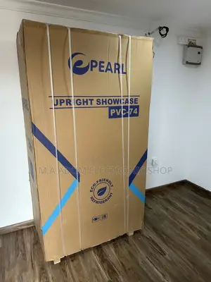 Plain Glass 600 Litres Display Pearl Fridge