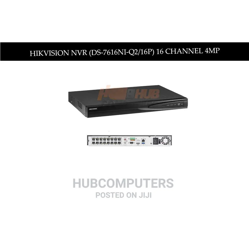 Hikvision NVR (Ds-7616ni-Q2/16p) 16 Channel 4mp