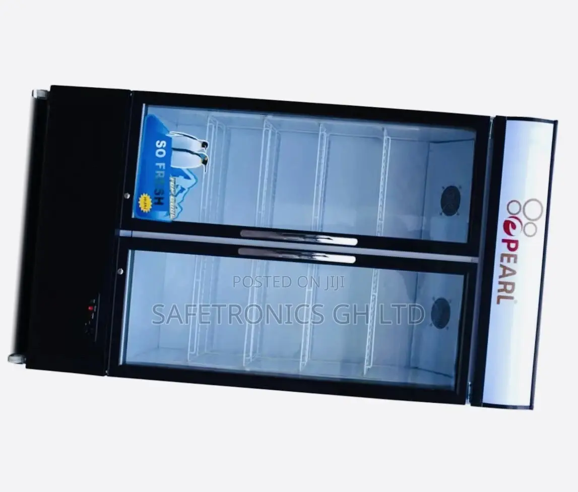 Pearl 568liters Double Door Display Fridge PVC-74
