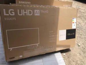 Sealed in Box LG 55 Inch Ultra HD Smart 2022 TV – 55UQ75