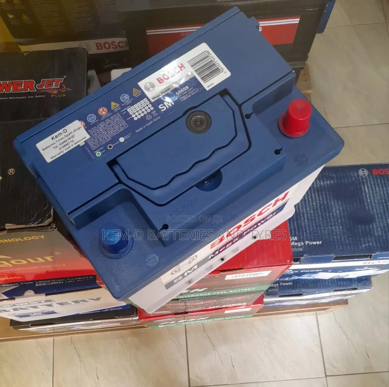 Bosch Battery - Original 13 Plates - All Sizes Available