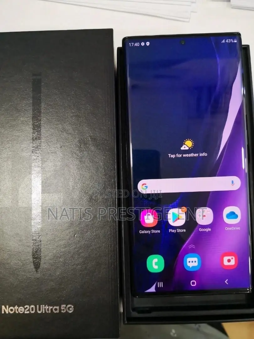 New Samsung Galaxy Note 20 Ultra 5G 256 GB Black