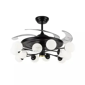 Integrated Ceiling Fan With Light Design