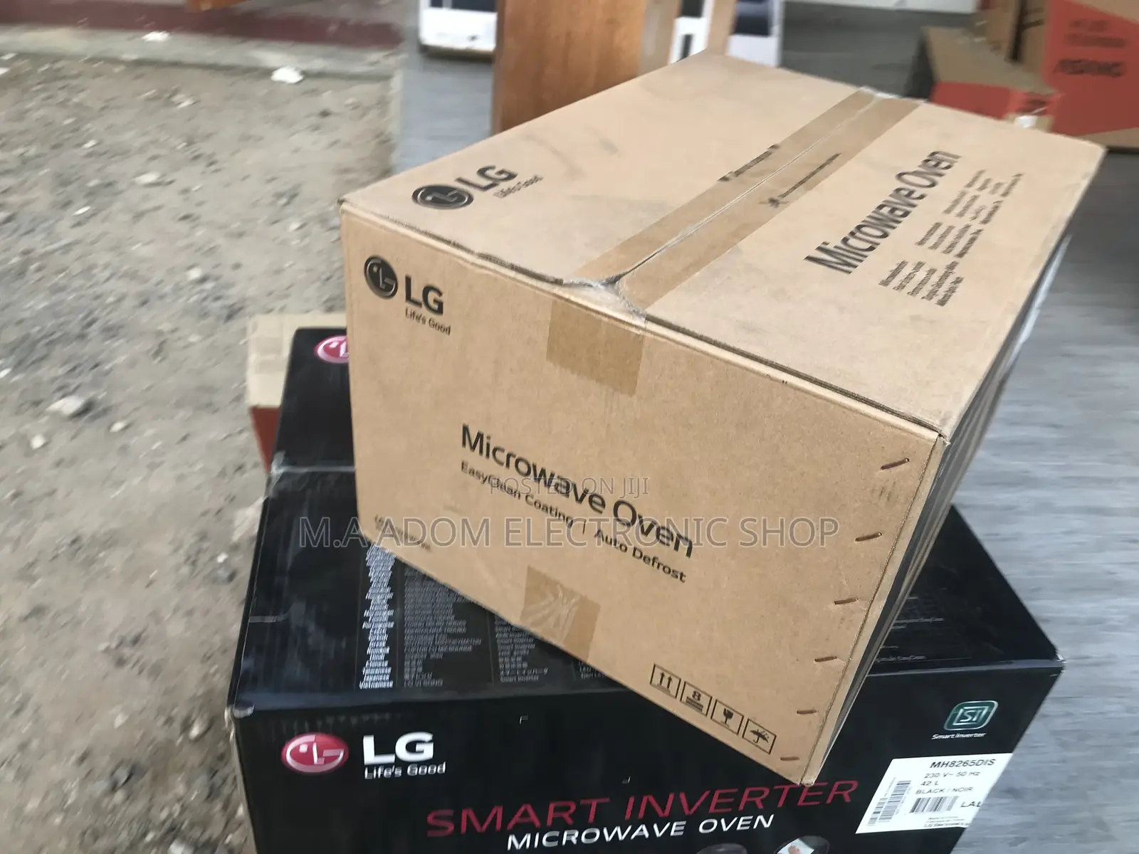 Child Lock LG Solo 20L Ms2042db Microwave - Black