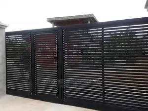 Simple Design Black Gate | Pushing Gates for Sale