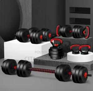 8 in 1 Multi-Function Adjustable Dumbells + Kettlebell 40kg