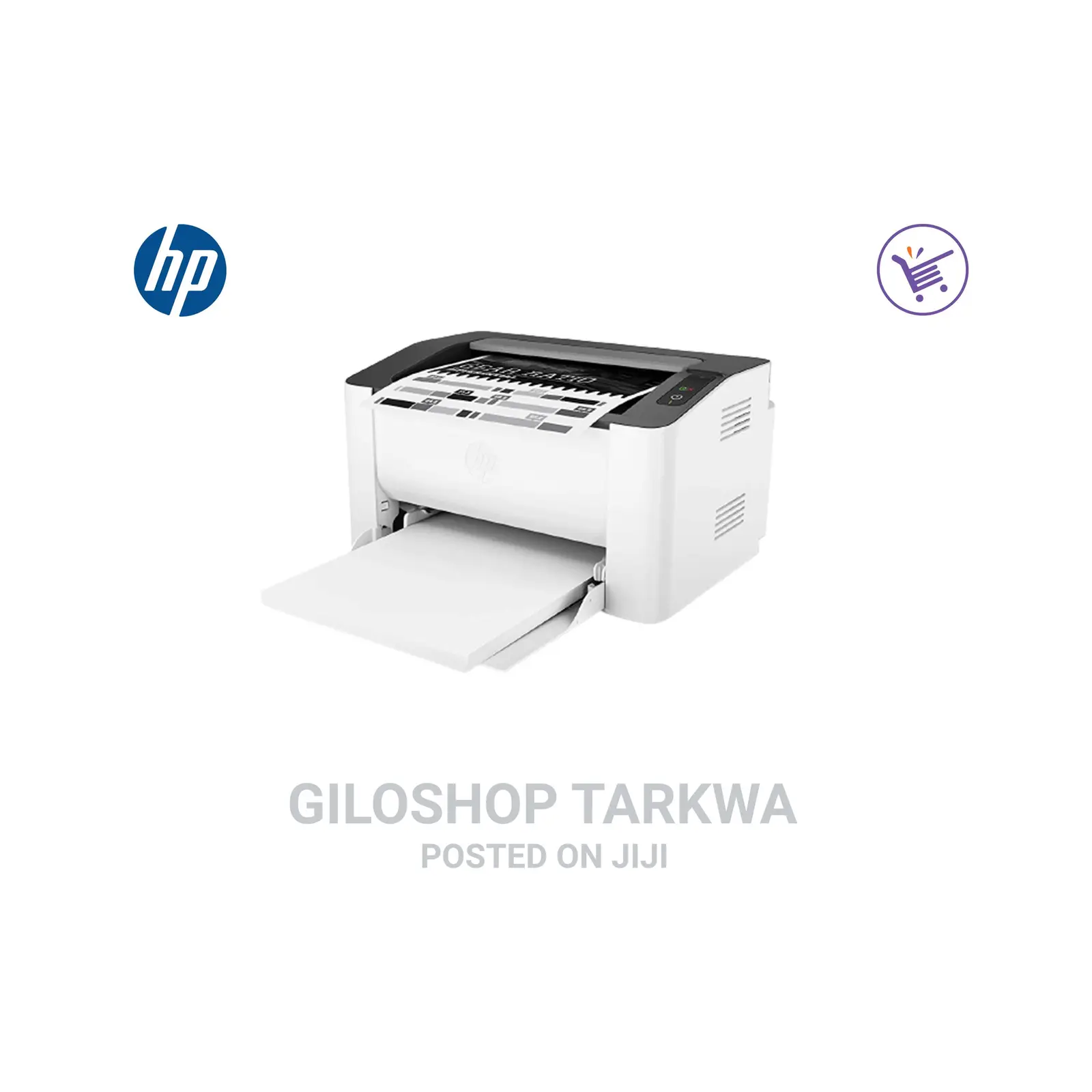Hp Laserjet Pro M107w Wireless Laser Printer - White
