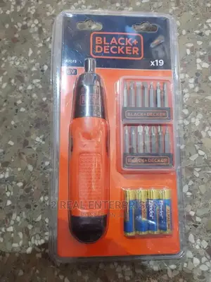 Black and Decker 19pieces Cordless Screwdriver
