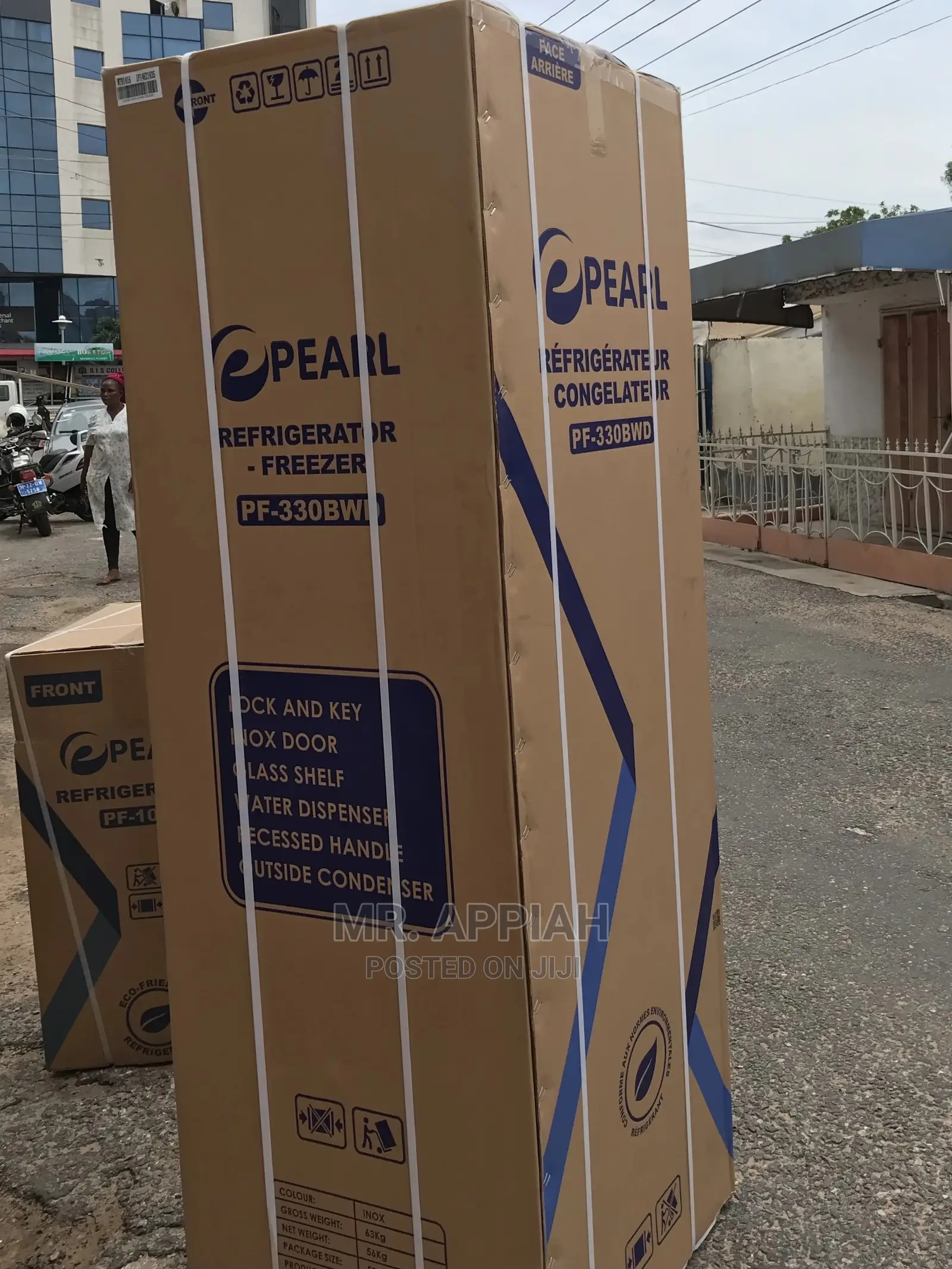 Fast Cooling Pearl Refrigerator PF-330BWD (251 Liters)