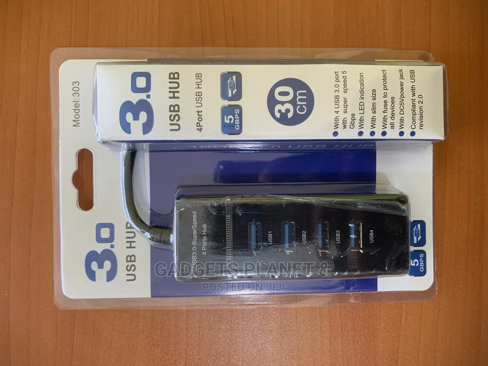Super Speed USB Hub 3.0 - 4 in 1 Ports