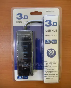 Super Speed USB Hub 3.0 - 4 in 1 Ports