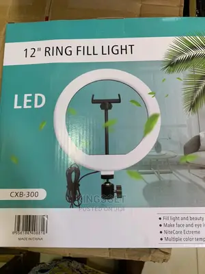 12 Inch Ring Light With Stand