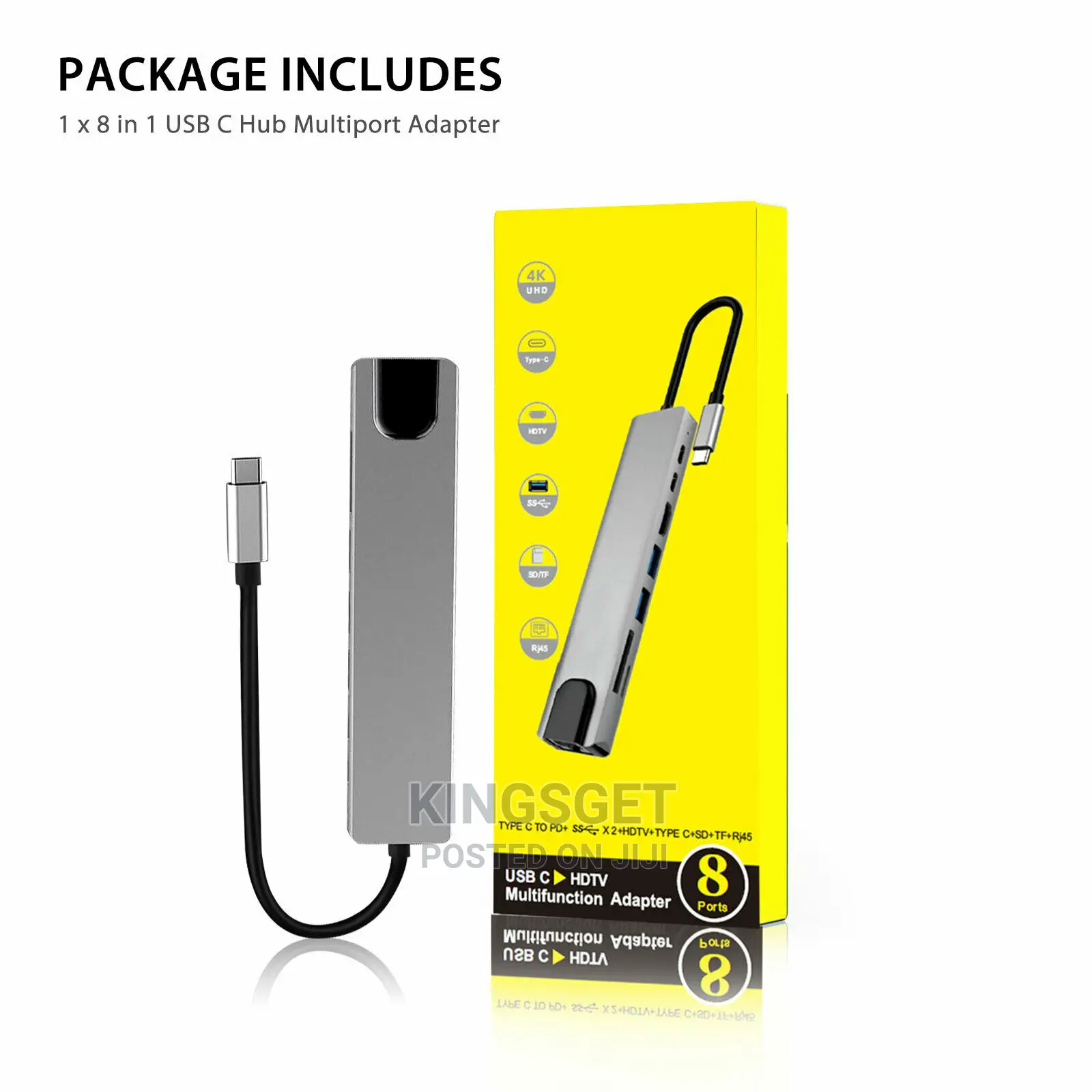 USB Type C Hub 8in1 Adapter