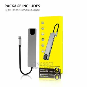 USB Type C Hub 8in1 Adapter