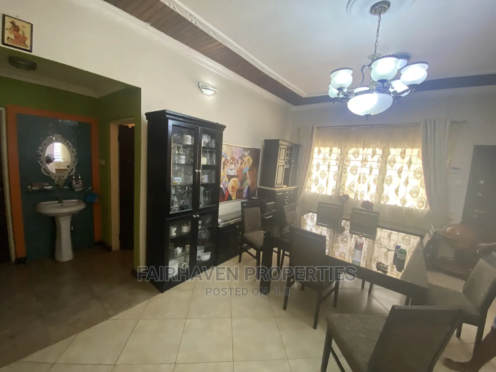 Fully Furnished 3 Bedrooms House at Spintex