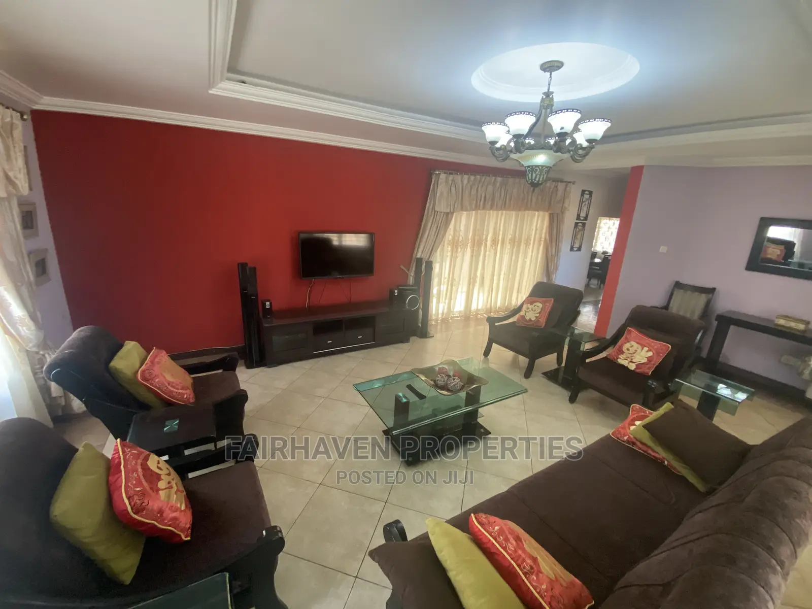 Fully Furnished 3 Bedrooms House at Spintex