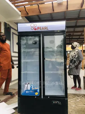 Best Deal Pearl PVC-74 Double Door Display Fridge