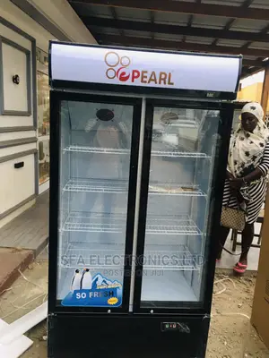 Frost Free Pearl 500l(Pvc-74)Double Door Glass Fridge