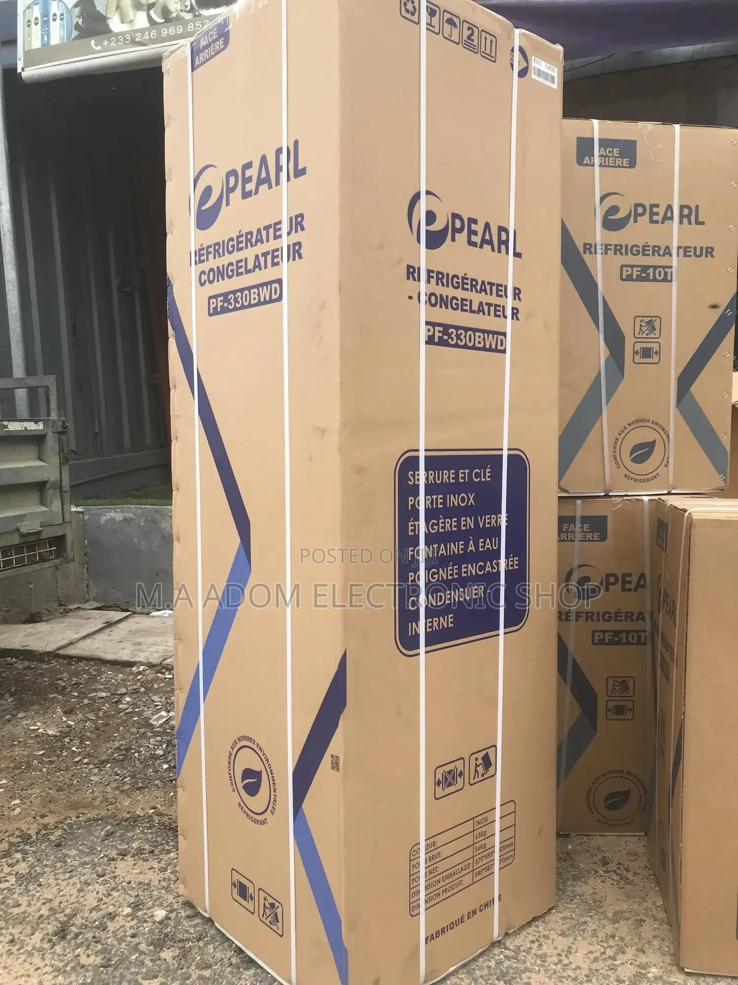 Get Pearl Fridge PF-330BWD (251L)