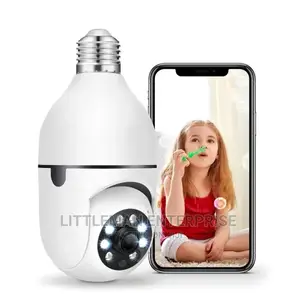 Wireless Bulb Rotating Camera Auto Tracking