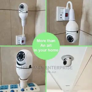 Wireless Bulb Rotating Camera Auto Tracking